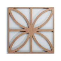Ekena Millwork 7 3/8"W x 7 3/8"H x 1/4"T Extra Small Swansea Decorative Fretwork Wood Wall Panels, Wood (Paint Grade)