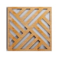 thumbnail image 1 of Ekena Millwork 7 3/8"W x 7 3/8"H x 3/8"T Extra Small Allen Decorative Fretwork Wood Wall Panels, Alder, 1 of 3