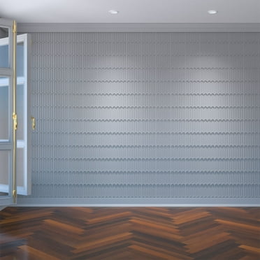 Ekena Millwork 7 3/8"W x 7 3/8"H x 3/8"T Extra Small Conroe Decorative Fretwork Wall Panels in Architectural Grade PVC