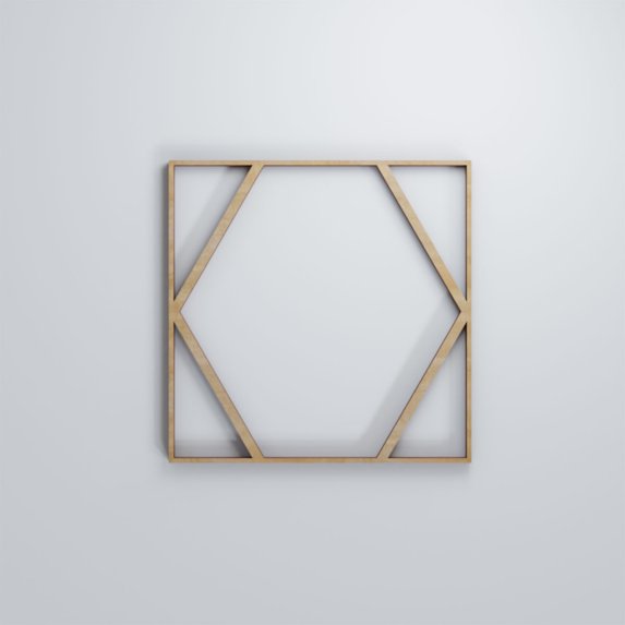 Ekena Millwork 7 3/8"W x 7 3/8"H x 3/8"T Extra Small Fraser Decorative Fretwork Wood Wall Panels, Birch