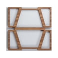 thumbnail image 1 of Ekena Millwork 7 3/8"W x 7 3/8"H x 3/8"T Extra Small Greeley Decorative Fretwork Wood Wall Panels, Walnut, 1 of 3