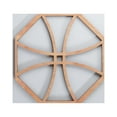 thumbnail image 1 of Ekena Millwork 7 3/8"W x 7 3/8"H x 3/8"T Extra Small Haswell Decorative Fretwork Wood Wall Panels, Cherry, 1 of 2