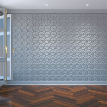 Ekena Millwork 7 3/8"W x 7 3/8"H x 3/8"T Extra Small Jamestown Decorative Fretwork Wall Panels in Architectural Grade PVC