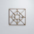 thumbnail image 1 of Ekena Millwork 7 3/8"W x 7 3/8"H x 3/8"T Extra Small Jamestown Decorative Fretwork Wood Wall Panels, Hickory, 1 of 2