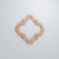 thumbnail image 1 of Ekena Millwork 7 3/8"W x 7 3/8"H x 3/8"T Extra Small Marrakesh Decorative Fretwork Wood Wall Panels, Cherry, 1 of 2