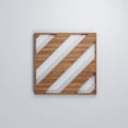 thumbnail image 1 of Ekena Millwork 7 3/8"W x 7 3/8"H x 3/8"T Extra Small Strymon Decorative Fretwork Wood Wall Panels, Walnut, 1 of 2