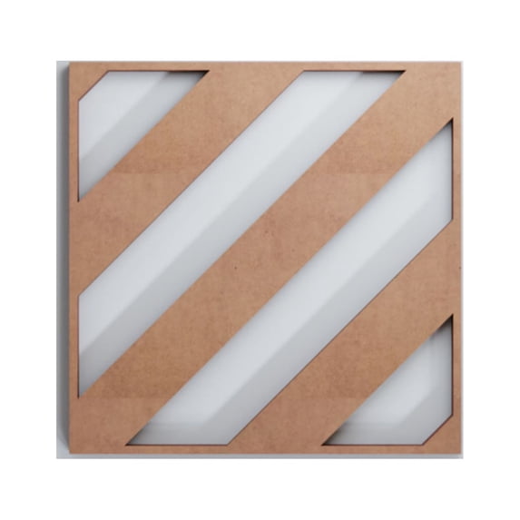 Ekena Millwork 7 3/8"W x 7 3/8"H x 3/8"T Extra Small Strymon Decorative Fretwork Wood Wall Panels, Wood (Paint Grade)