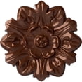 thumbnail image 1 of Ekena Millwork 7 5/8"OD x 1"P Emery Leaf Ceiling Medallion, Hand-Painted Copper Penny, 1 of 7