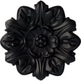 thumbnail image 1 of Ekena Millwork 7 5/8"OD x 1"P Emery Leaf Ceiling Medallion, Hand-Painted Steel Gray, 1 of 7