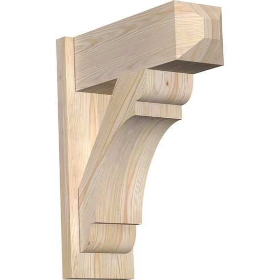Ekena Millwork 7.50"W x 20"D x 24"H Olympic Smooth Craftsman Outlooker, Douglas Fir