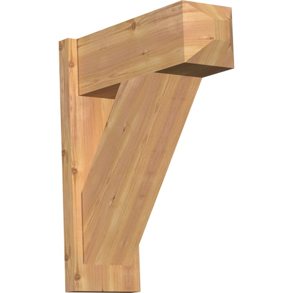 Ekena Millwork 7.50"W x 20"D x 24"H Traditional Smooth Craftsman Outlooker, Western Red Cedar