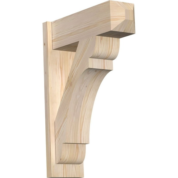 Ekena Millwork 7.50"W x 22"D x 30"H Olympic Smooth Craftsman Outlooker, Douglas Fir