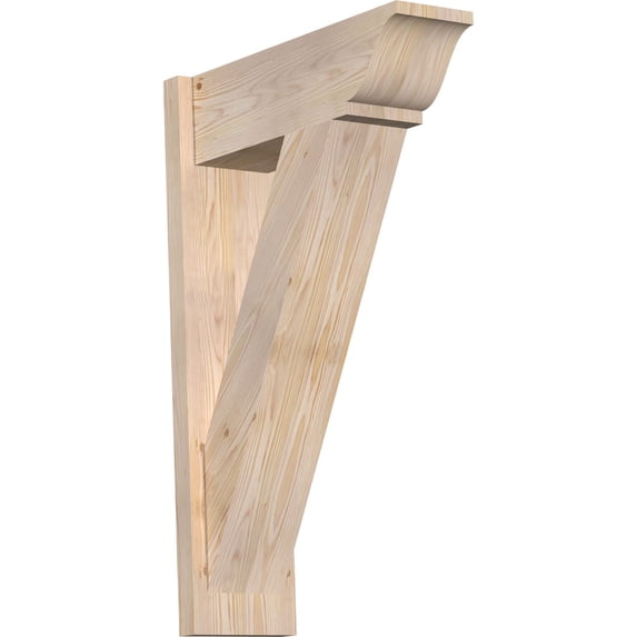 Ekena Millwork 7.50"W x 22"D x 34"H Traditional Smooth Traditional Outlooker, Douglas Fir