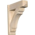 thumbnail image 1 of Ekena Millwork 7.50"W x 24"D x 28"H Olympic Smooth Craftsman Outlooker, Douglas Fir, 1 of 4