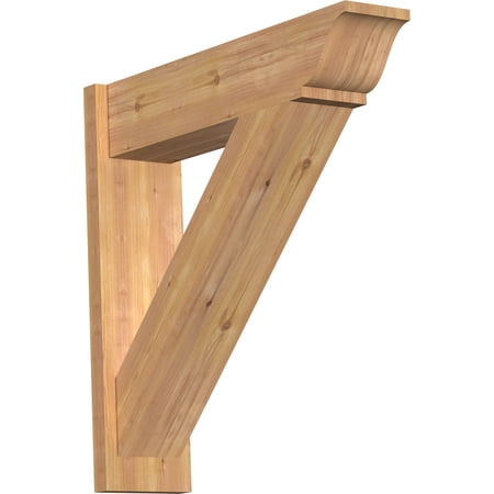 Ekena Millwork 7.50"W x 30"D x 30"H Traditional Smooth Traditional Outlooker, Western Red Cedar
