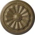 thumbnail image 1 of Ekena Millwork 7 7/8"OD x 1 1/8"P Olivia Ceiling Medallion (Fits Canopies up to 2 1/8"), Hand-Painted Mississippi Mud Crackle, 1 of 7