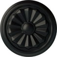 thumbnail image 1 of Ekena Millwork 7 7/8"OD x 1 1/8"P Olivia Ceiling Medallion (Fits Canopies up to 2 1/8"), Hand-Painted Steel Gray, 1 of 7