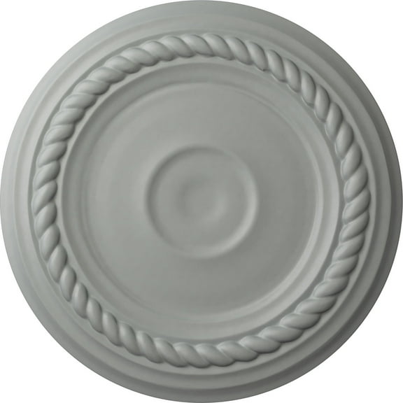 Ekena Millwork 7 7/8"OD x 3/4"P Small Alexandria Ceiling Medallion (Fits Canopies up to 4 5/8")