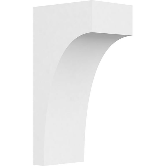 Ekena Millwork 7"W x 10"D x 20"H Standard Stockport Architectural Grade PVC Corbel