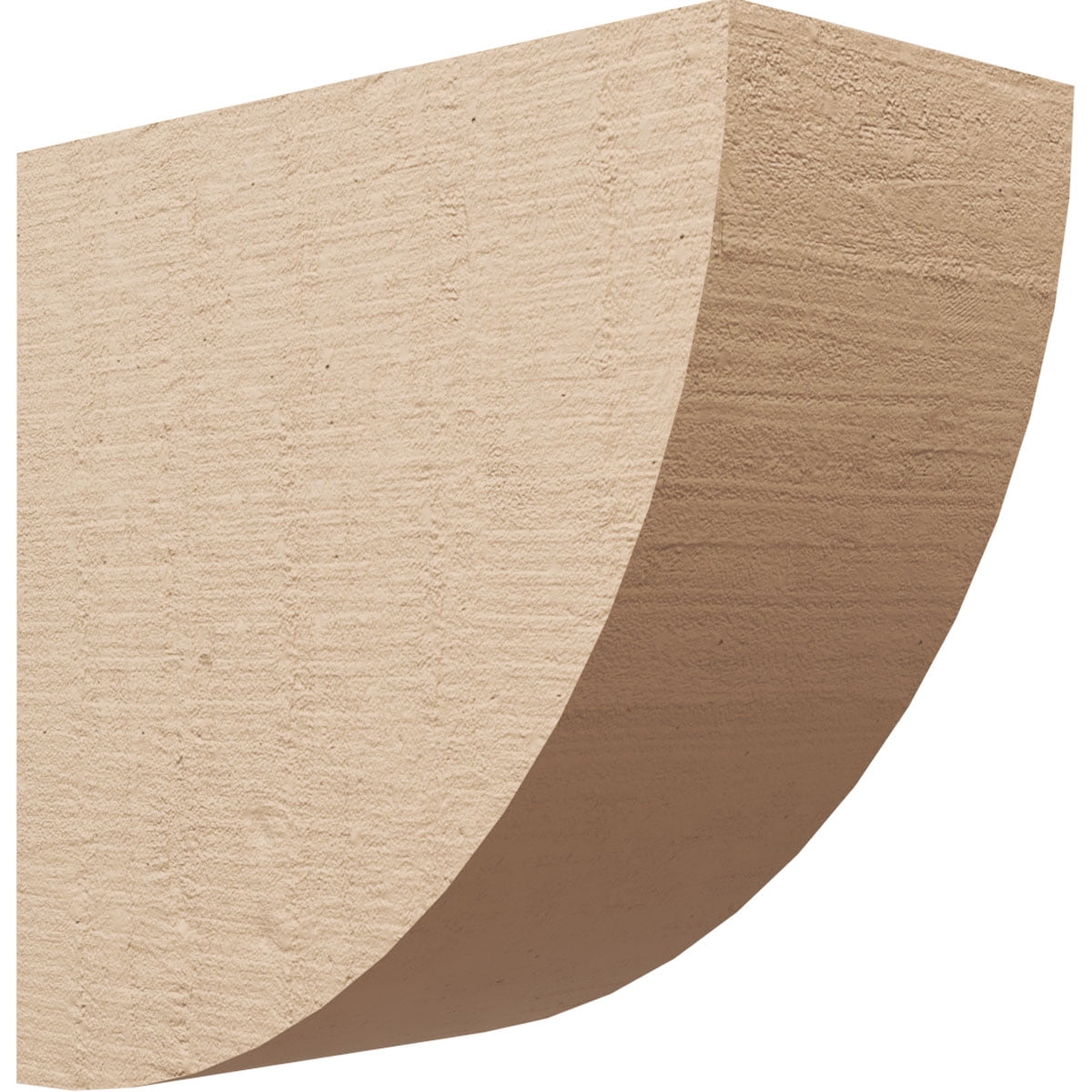 7"W x 14"D x 14"H Classic Durham Rough Cedar Woodgrain TimberThane Corbel, Primed Tan