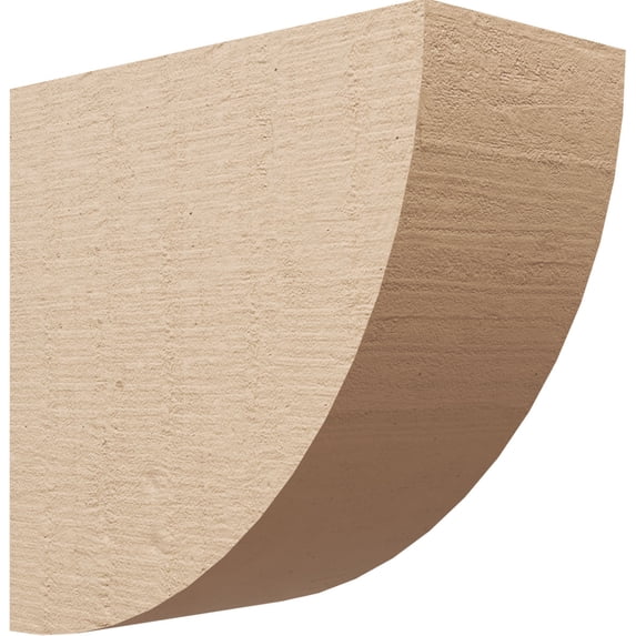 7"W x 14"D x 14"H Classic Durham Rough Cedar Woodgrain TimberThane Corbel, Primed Tan