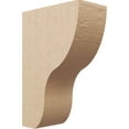 thumbnail image 1 of 7"W x 14"D x 21"H Classic Greensboro Rough Cedar Woodgrain TimberThane Corbel, Primed Tan, 1 of 6