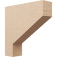 thumbnail image 1 of 7"W x 28"D x 28"H Thin Clemmons Rough Cedar Woodgrain TimberThane Corbel, Primed Tan, 1 of 6