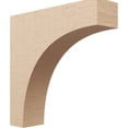thumbnail image 1 of 7"W x 28"D x 28"H Thin Stockport Rough Cedar Woodgrain TimberThane Corbel, Primed Tan, 1 of 6