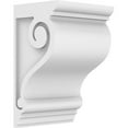 thumbnail image 1 of Ekena Millwork 7"W x 6"D x 12"H Standard Scroll Architectural Grade PVC Corbel, 1 of 9