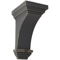 thumbnail image 1 of Ekena Millwork 7"W x 7 3/4"D x 14"H Jumbo Jefferson Wood Vintage Decor Corbel, Black, 1 of 6