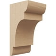 thumbnail image 1 of 7"W x 7"D x 14"H Wide New Brighton Rough Cedar Woodgrain TimberThane Corbel, Primed Tan, 1 of 6
