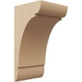 thumbnail image 1 of 7"W x 7"D x 14"H Wide Olympic Rough Cedar Woodgrain TimberThane Corbel, Primed Tan, 1 of 6
