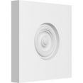 thumbnail image 1 of Ekena Millwork 7"W x 7"H x 1/2"P Standard Sedgwick Bullseye Rosette with Square Edge (4-Pack), 1 of 4