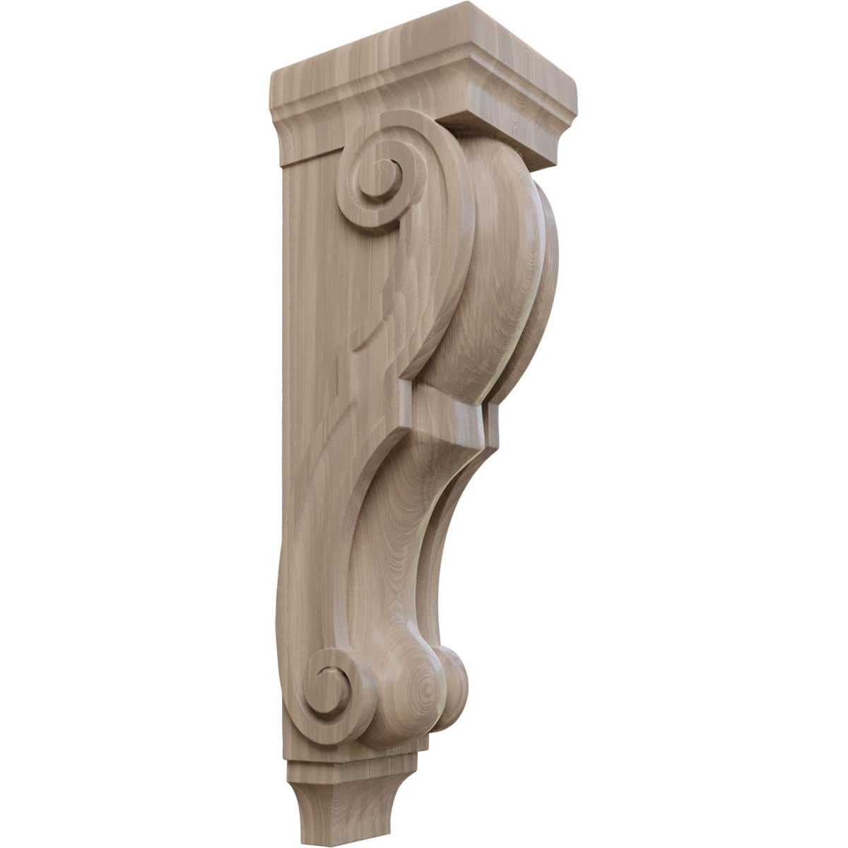 Ekena Millwork 7"W x 8 1/2"D x 26"H Medium Jumbo Traditional Wood