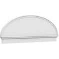 thumbnail image 1 of Ekena Millwork 70"W x 24-3/8"H x 2-3/4"P Elliptical Smooth Architectural Grade PVC Combination Pediment, 1 of 7