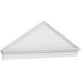 thumbnail image 1 of Ekena Millwork 70"W x 24-3/8"H x 2-3/4"P (Pitch 6/12) Peaked Cap Smooth Architectural Grade PVC Combination Pediment, 1 of 8