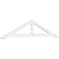 thumbnail image 1 of Ekena Millwork 72"W x 15"H x 1"P (5/12) Pitch Artisan Architectural Grade PVC Gable Pediment, 1 of 5