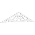 thumbnail image 1 of Ekena Millwork 72"W x 15"H x 1"P (5/12) Pitch Wagon Wheel Architectural Grade PVC Gable Pediment, 1 of 5