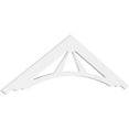 thumbnail image 1 of Ekena Millwork 72"W x 21"H x 1"P (7/12) Pitch Stanford Architectural Grade PVC Gable Pediment, 1 of 5