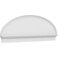 thumbnail image 1 of Ekena Millwork 72"W x 24-7/8"H x 2-3/4"P Elliptical Smooth Architectural Grade PVC Combination Pediment, 1 of 7