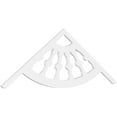 thumbnail image 1 of Ekena Millwork 72"W x 24"H x 1"P (8/12) Pitch Classic Wagon Wheel Architectural Grade PVC Gable Pediment, 1 of 5