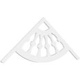 thumbnail image 1 of Ekena Millwork 72"W x 27"H x 1"P (9/12) Pitch Classic Wagon Wheel Architectural Grade PVC Gable Pediment, 1 of 5