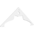 thumbnail image 1 of Ekena Millwork 72"W x 27"H x 1"P (9/12) Pitch Heath Architectural Grade PVC Gable Pediment, 1 of 5