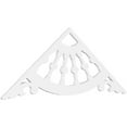 thumbnail image 1 of Ekena Millwork 72"W x 27"H x 1"P (9/12) Pitch Wagon Wheel Architectural Grade PVC Gable Pediment, 1 of 5