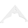 thumbnail image 1 of Ekena Millwork 72"W x 30"H x 1"P (10/12) Pitch Heath Architectural Grade PVC Gable Pediment, 1 of 5