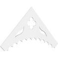 thumbnail image 1 of Ekena Millwork 72"W x 33"H x 1"P (11/12) Pitch Wellington Architectural Grade PVC Gable Pediment, 1 of 5