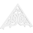 thumbnail image 1 of Ekena Millwork 72"W x 36"H x 1"P (12/12) Pitch Athens Architectural Grade PVC Gable Pediment, 1 of 5