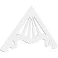thumbnail image 1 of Ekena Millwork 72"W x 36"H x 1"P (12/12) Pitch Marshall Architectural Grade PVC Gable Pediment, 1 of 5