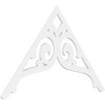 thumbnail image 1 of Ekena Millwork 72"W x 42"H x 1"P (14/12) Pitch Bordeaux Architectural Grade PVC Gable Pediment, 1 of 5