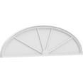 thumbnail image 1 of Ekena Millwork 76"W x 20"H x 2"P Elliptical 4 Spoke Architectural Grade PVC Pediment, 1 of 7